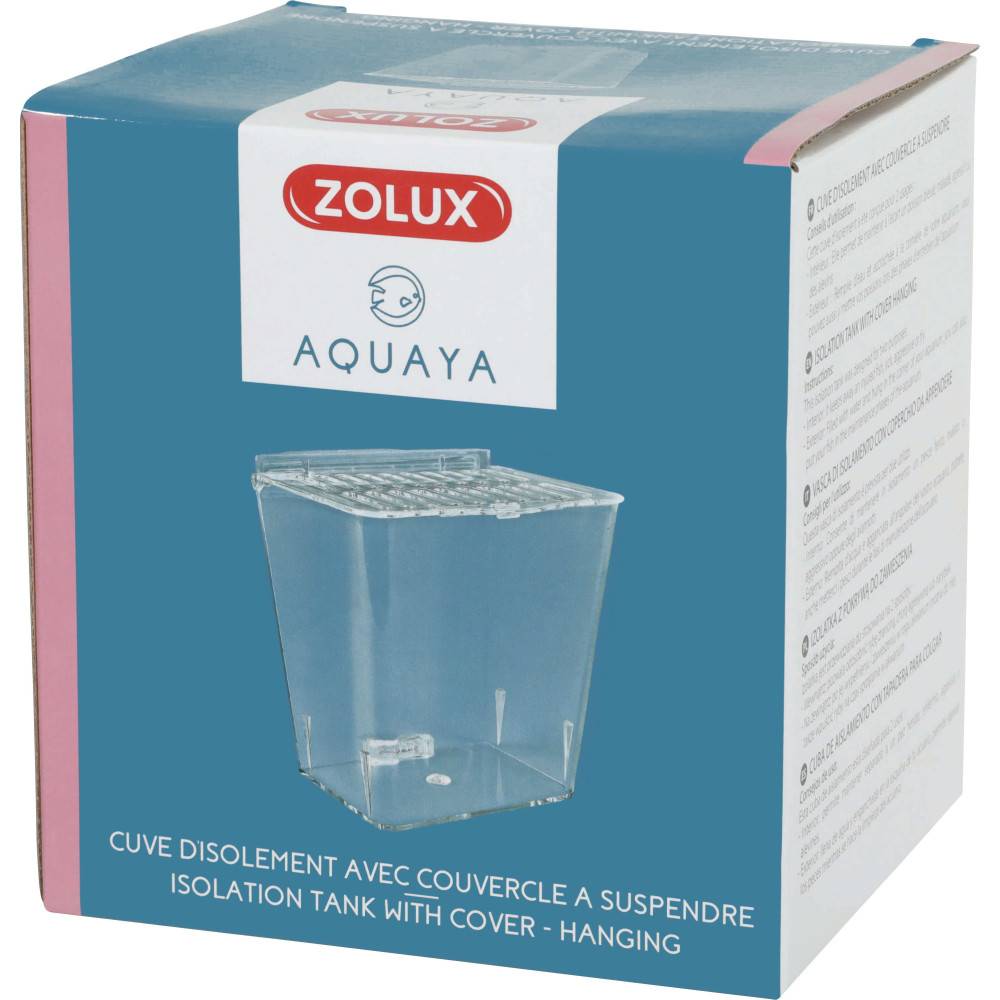 Zolux - Cuve isolement avec couvercle  13 x 10 x 13 cm pour aquarium - Image 2