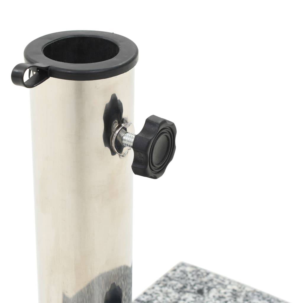 ComfortXL - Support de Parasol Demi-Rond Granit 10 kg Socle pour Mur et Balcon Gris – ComfortXL Outdoor Living - Image 2
