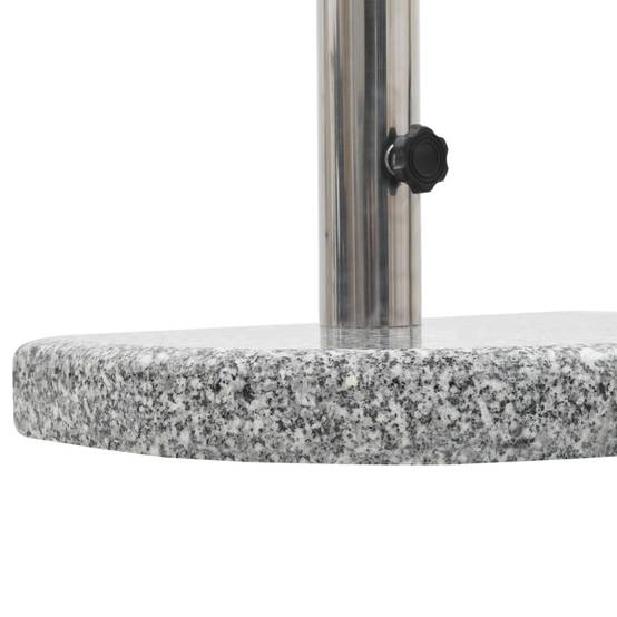 ComfortXL - Support de Parasol Demi-Rond Granit 10 kg Socle pour Mur et Balcon Gris – ComfortXL Outdoor Living - Image 4