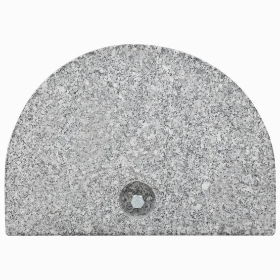 ComfortXL - Support de Parasol Demi-Rond Granit 10 kg Socle pour Mur et Balcon Gris – ComfortXL Outdoor Living - Image 3