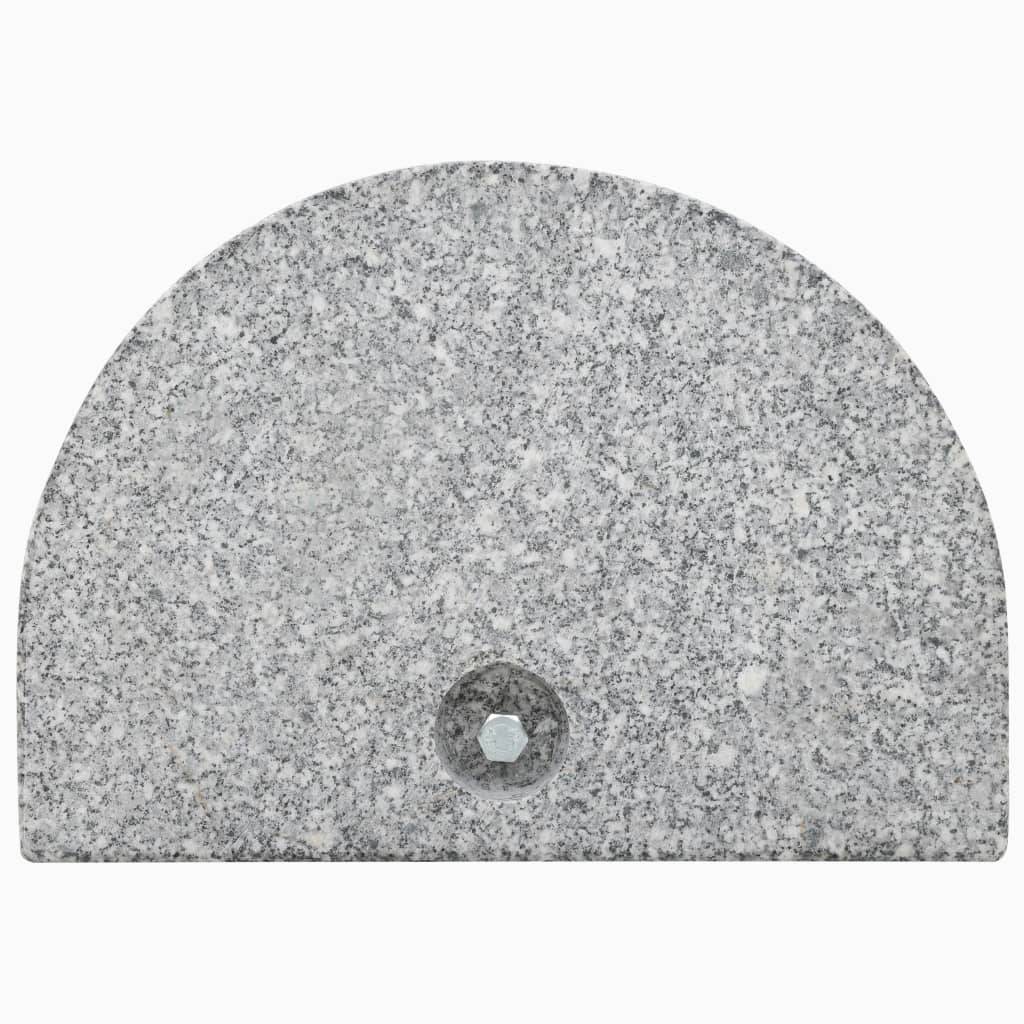 ComfortXL - Support de Parasol Demi-Rond Granit 10 kg Socle pour Mur et Balcon Gris – ComfortXL Outdoor Living - Image 3