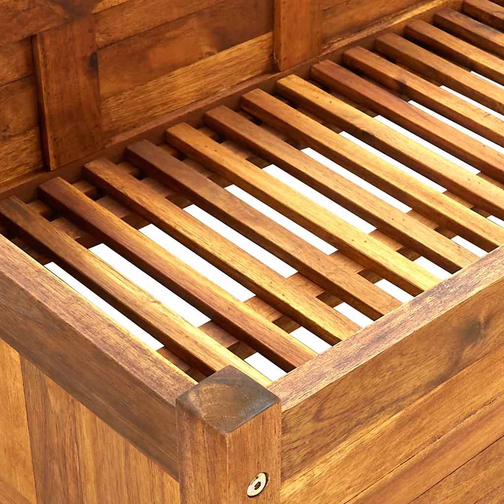 ComfortXL - Grande jardinière 200cm en bois d'acacia pour potager terrasse jardin Brun – ComfortXL Outdoor Living - Image 7