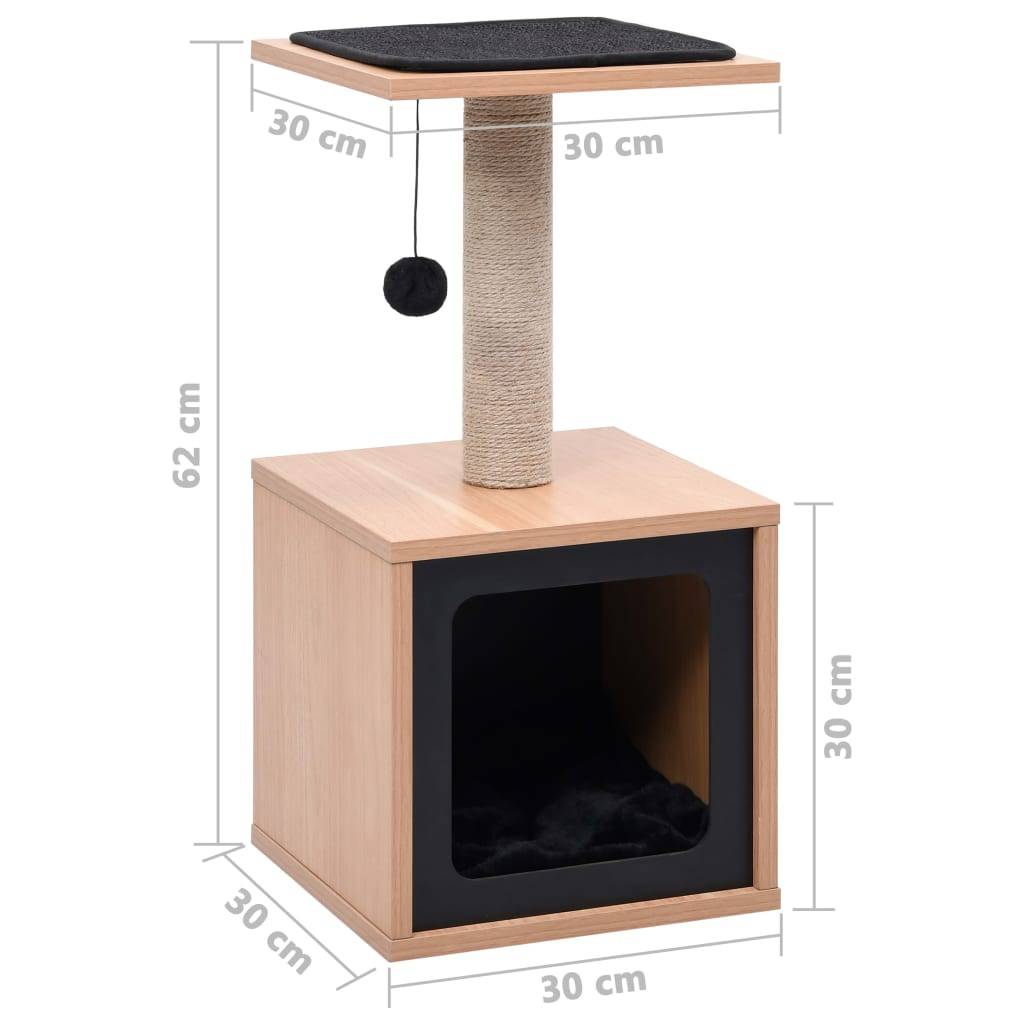 Vidaxl - Arbre à chat avec tapis à gratter en sisal 62 cm vidaXL 170932 - Imagen 3