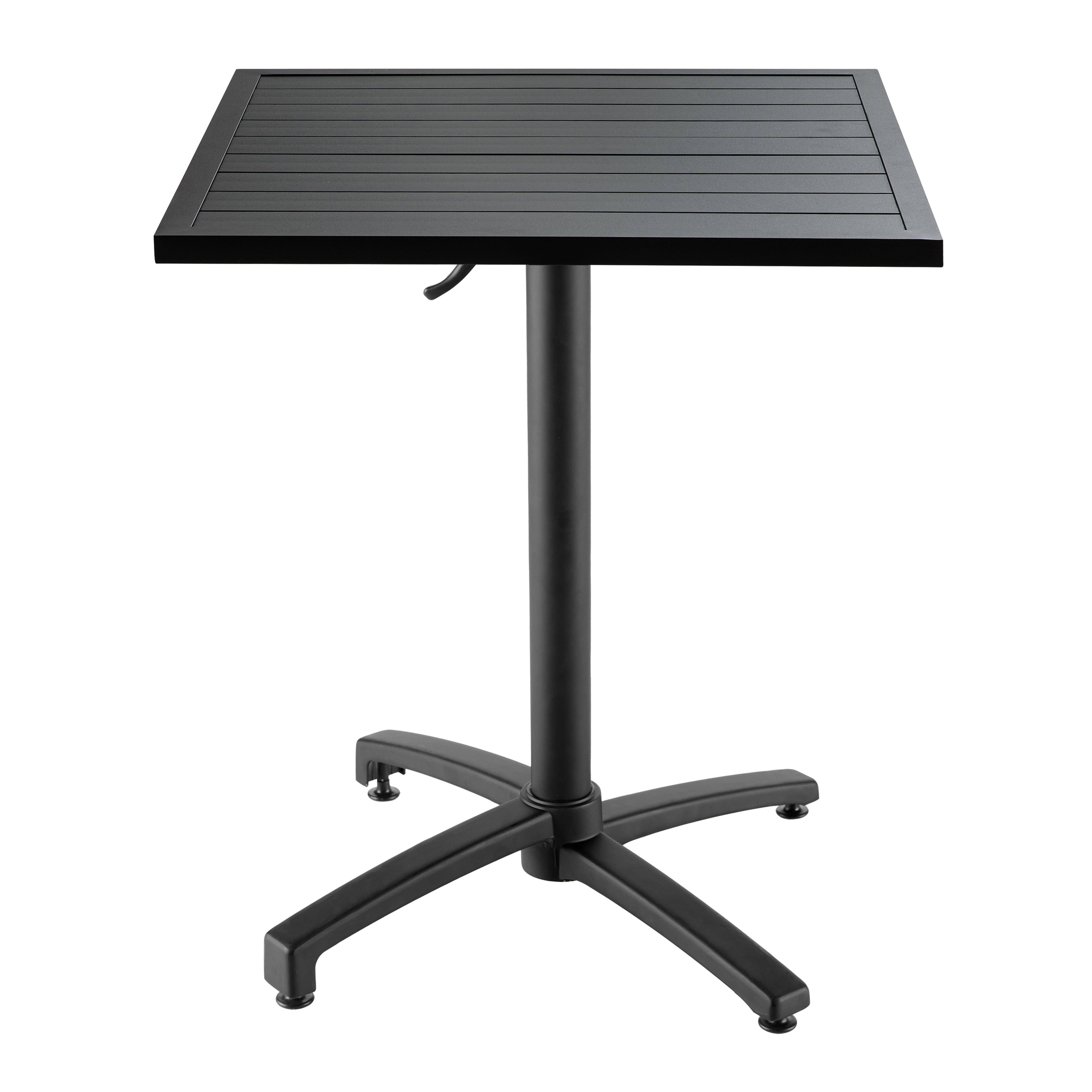 Oviala - Table de jardin carrée en aluminium Cardiff - Oviala - Imagen 2