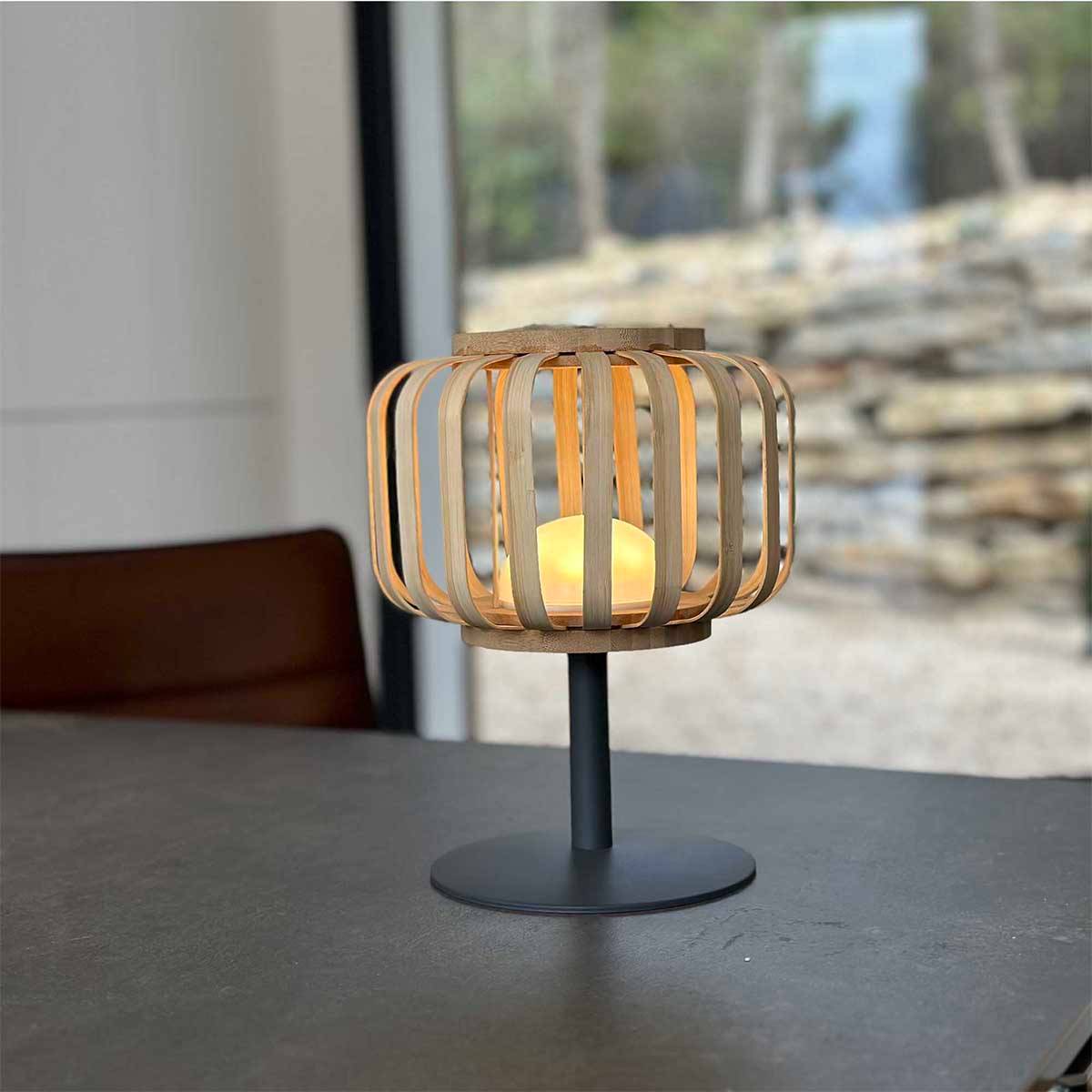 Lumisky - Lampe de table sans fil STANDY MINI BAMBOU H25cm - Imagen 7