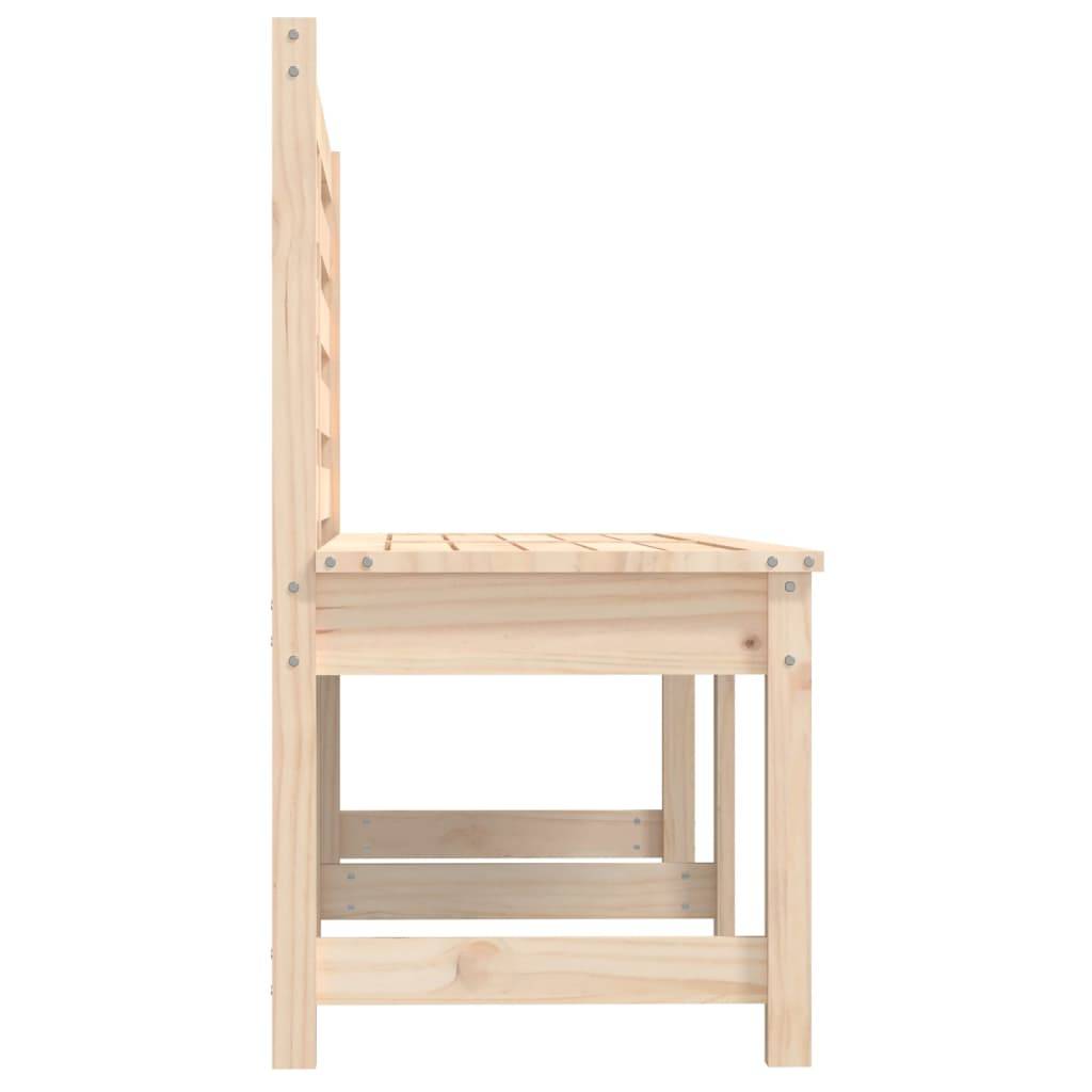 Helloshop26 - Banc de jardin meuble de patio d'extérieur terrasse 157,5 x 48 x 91,5 cm bois massif de pin - Imagen 3