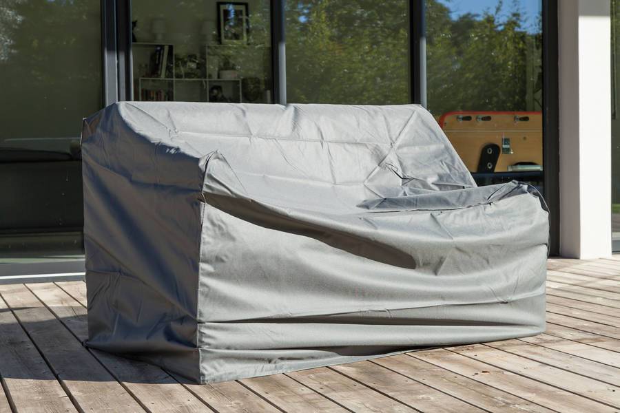 Proloisirs - Housse pour canape 2 places cm - Gris PROLOISIRS