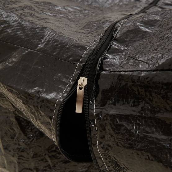 Housse de protection pour sapin de Noël - Sac de rangement noir 150x75x75 cm PE - Image 6