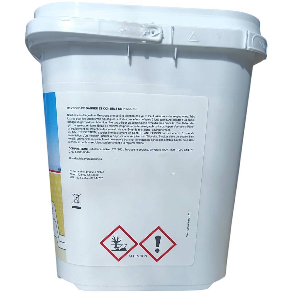 Chlore rapide granulés 5 kg - Imagen 3
