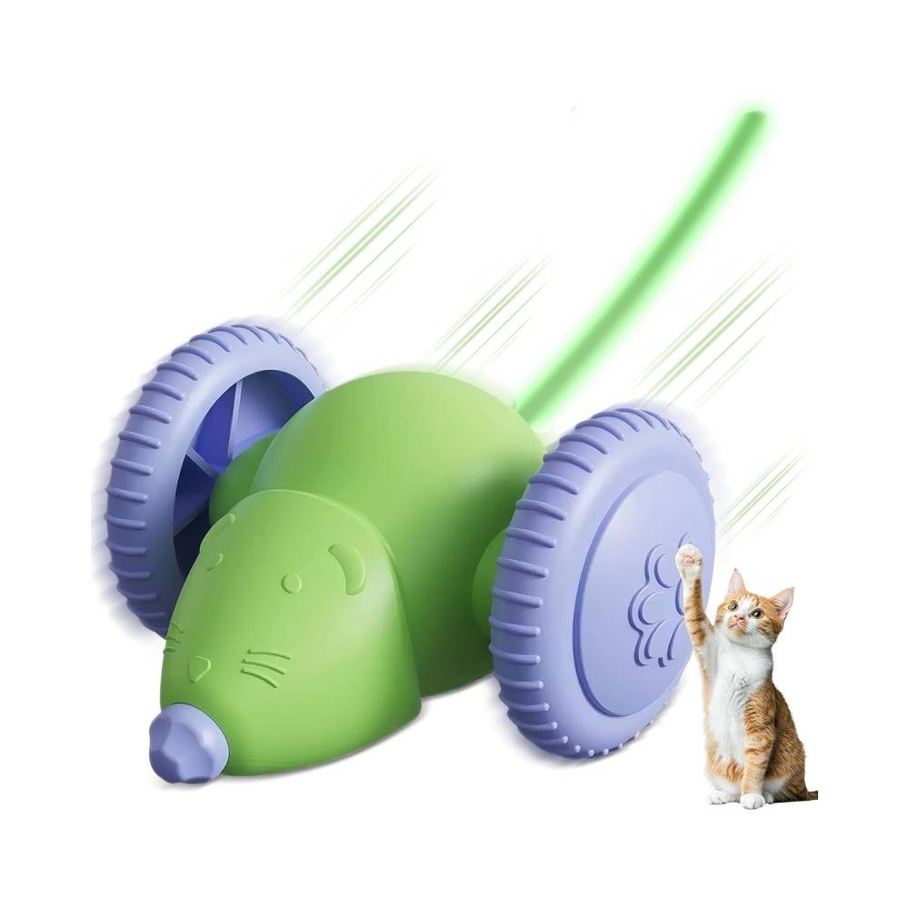 DtopbuyAge - Jouet souris pour chat(Vert) DtopbuyAge
