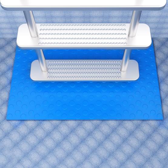 Accessoires de piscine,Tapis d'échelle de piscine, tapis de piscine antidérapant, tapis d'escalier de piscine,90×90 cm.-Lytech - Image 7
