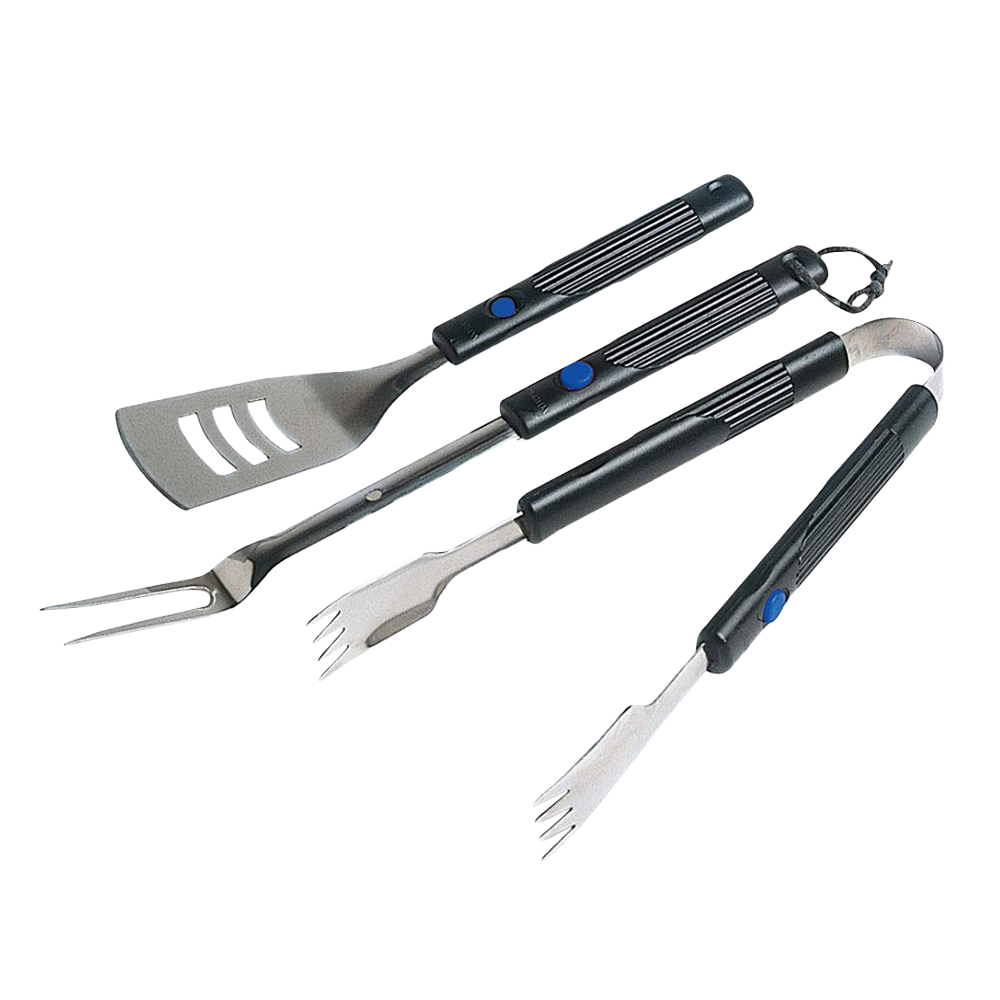 Campingaz - Kit 3 ustensiles en inox manche extensible - Image 1
