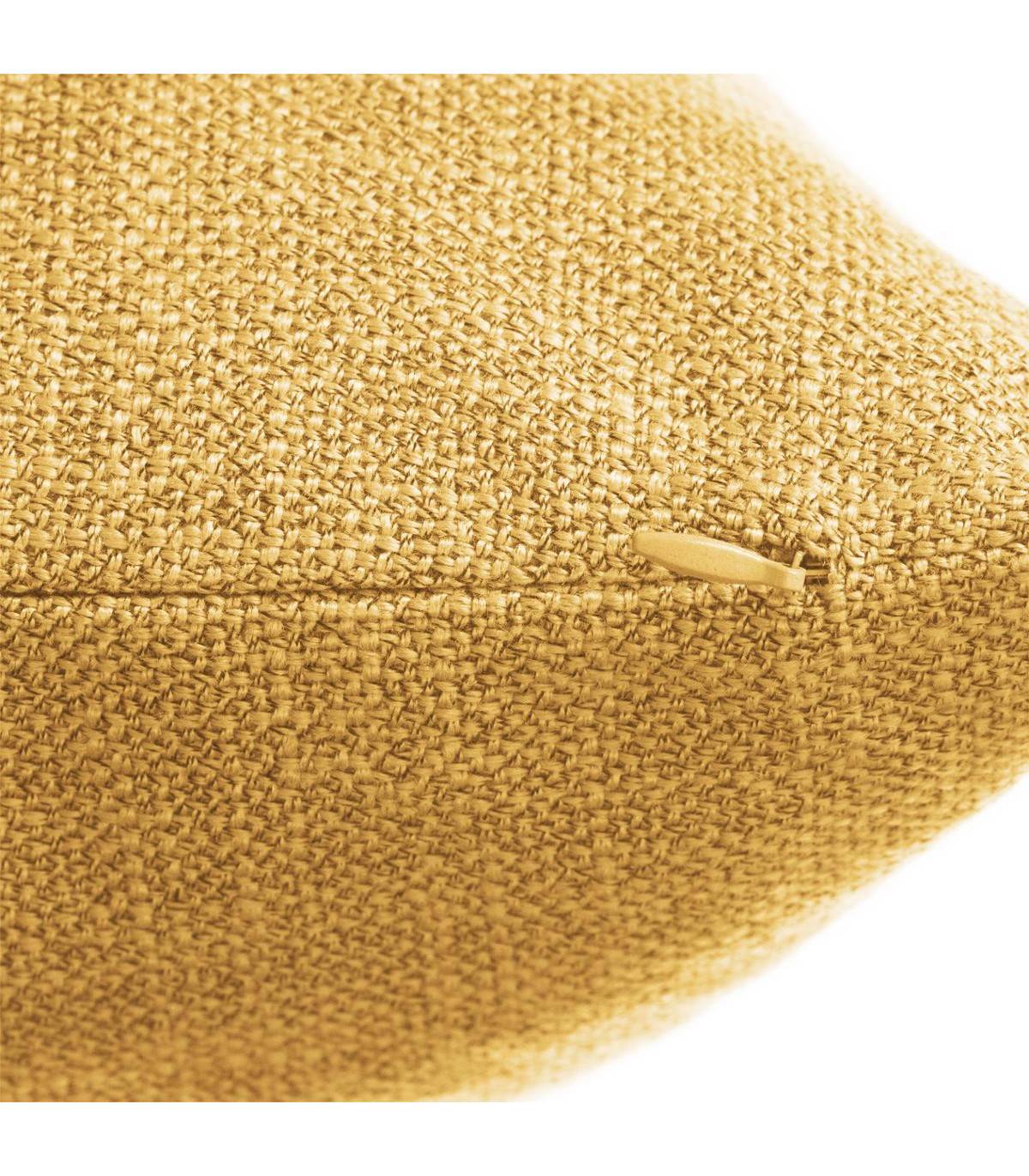 Coussin déhoussable Ocre 40 x 40 cm - Imagen 2