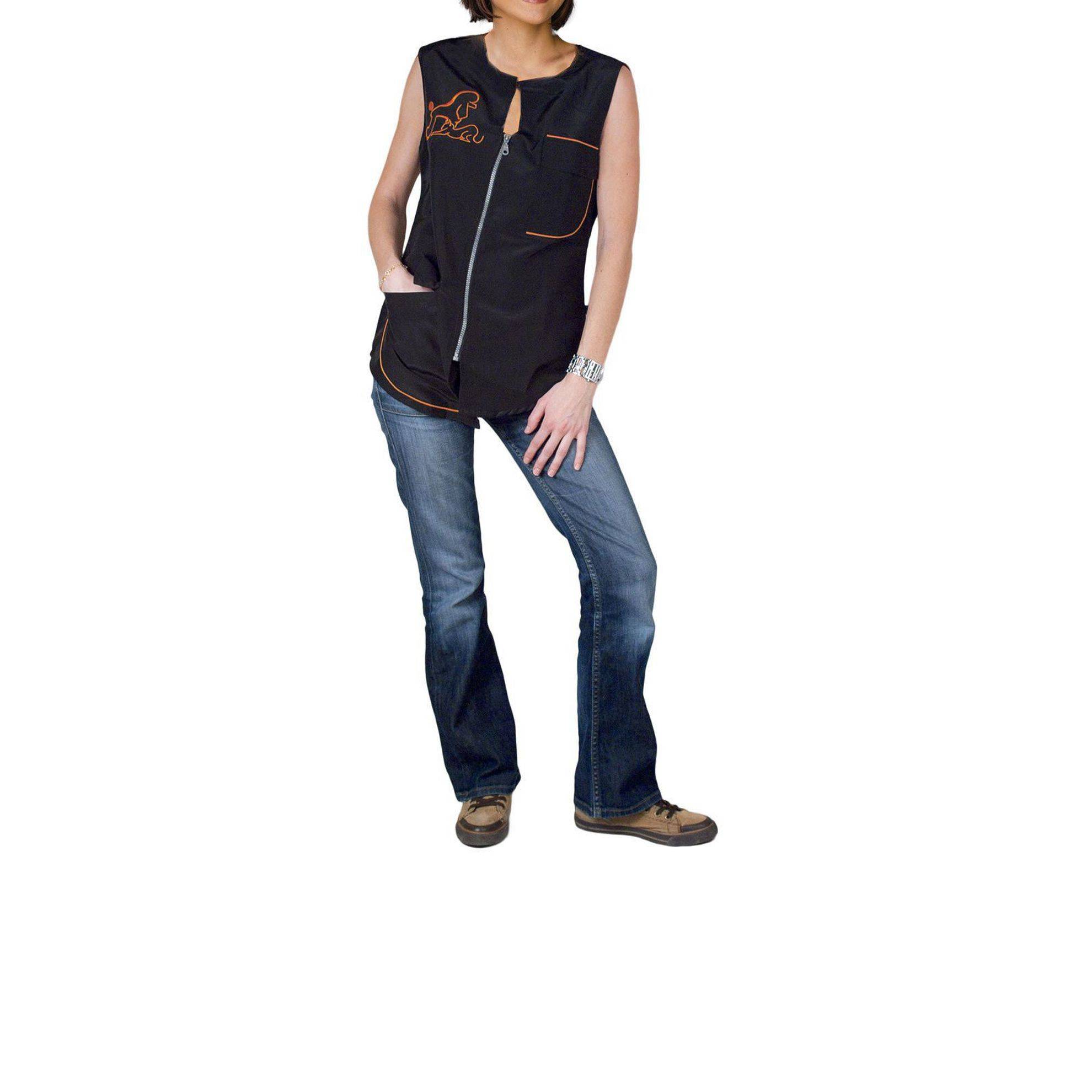 Phoenix Universal - Blouse Carina sans manches Orange Taille : L PHOENIX UNIVERSAL