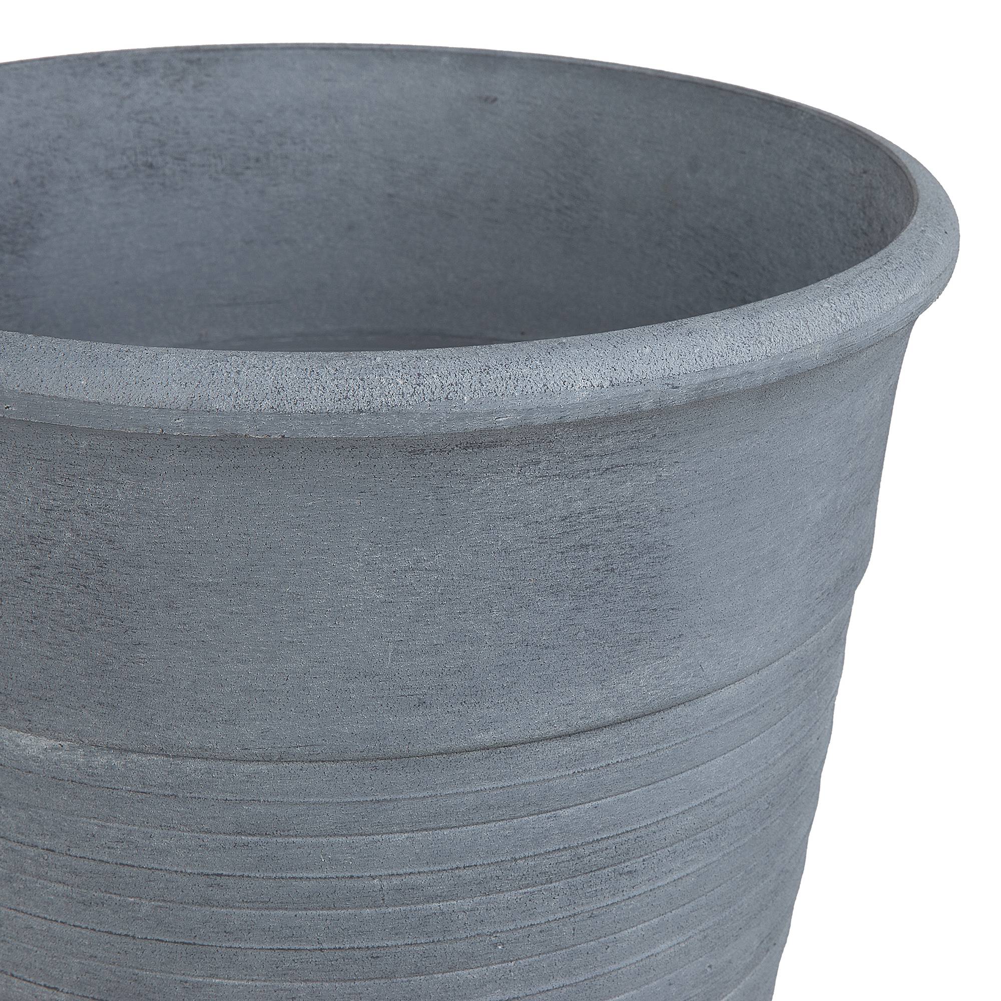 Cache-pot d'extérieur Fibre d'argile Gris KATALIMA - Beliani - Image 3