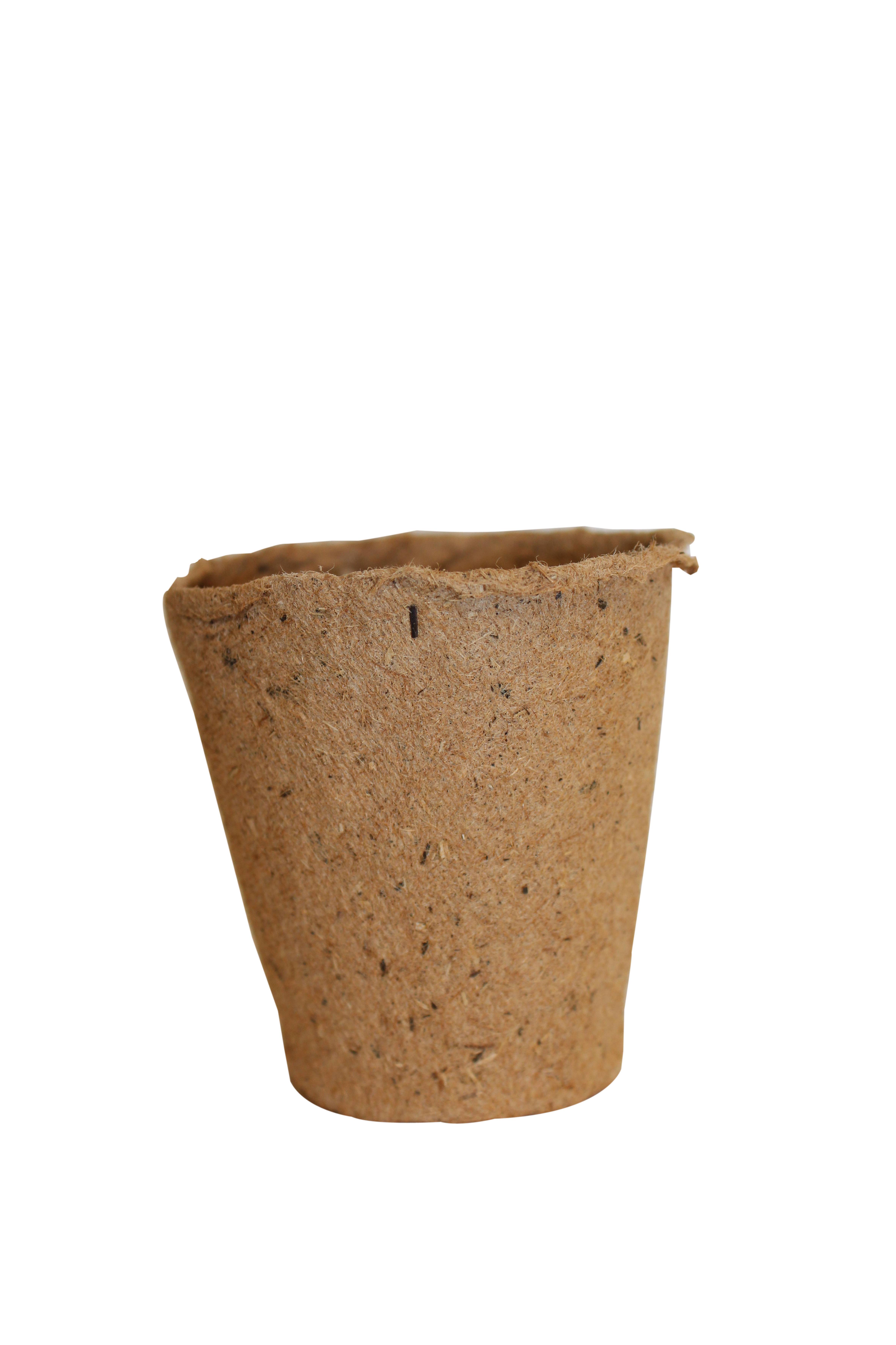 0 - Lot de 20 godets biodegradable rond dia8cm