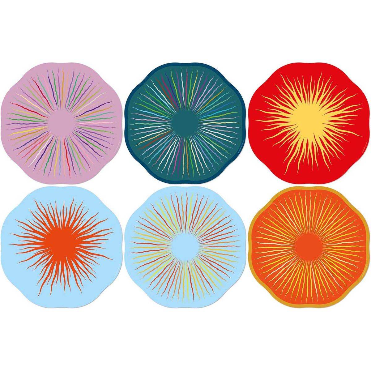 Set de table en vinyle 38 cm Sunrise Lot de 6 sets de table motifs assortis - Imagen 1