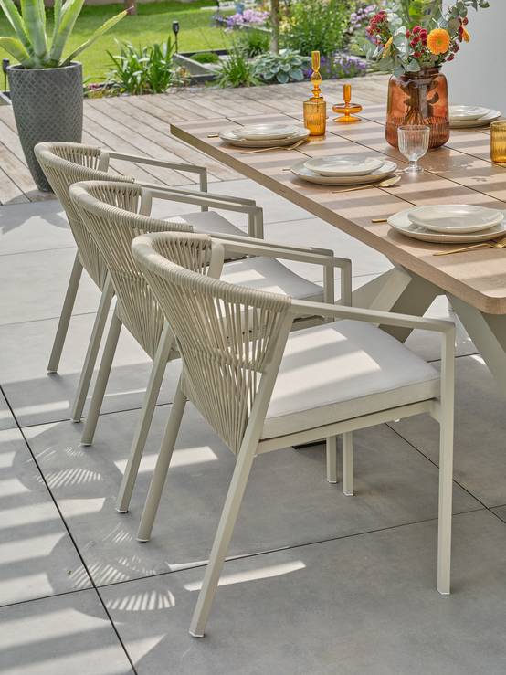 Ensemble repas de jardin KELIA 6 places - GREGE - REMARQUABLE - Image 3