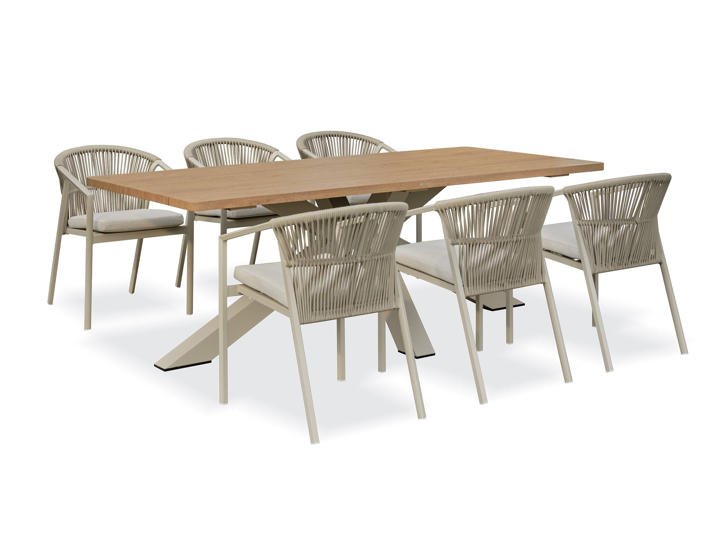 Ensemble repas de jardin KELIA 6 places - GREGE - REMARQUABLE - Image 1