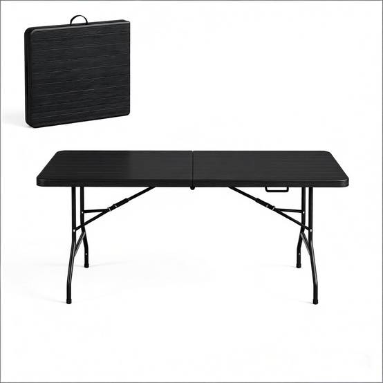 Table de repas design pliable plateau lisse, adaptée balcon et buffet - Image 8