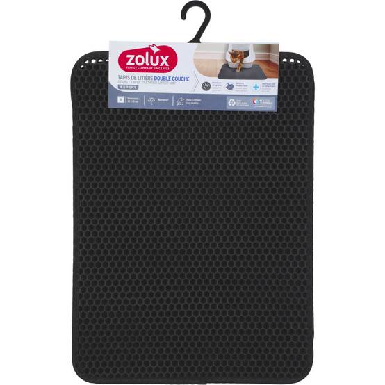 Zolux - Tapis d'hygiène double fond 40 x 55 cm pour maison de toilette chat - Image 2