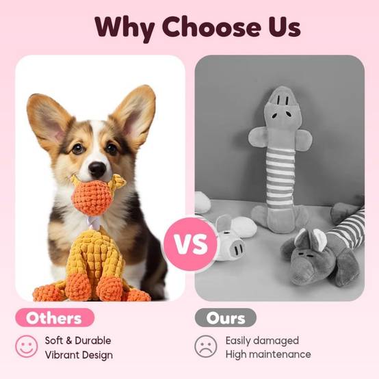 Jouet âne indestructible pour chien DtopbuyAge - Image 3
