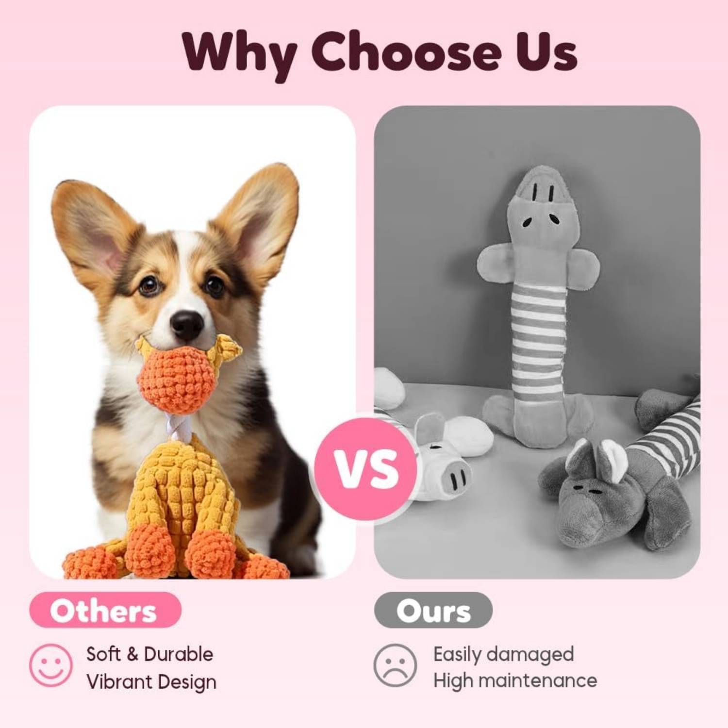Jouet âne indestructible pour chien DtopbuyAge - Image 3