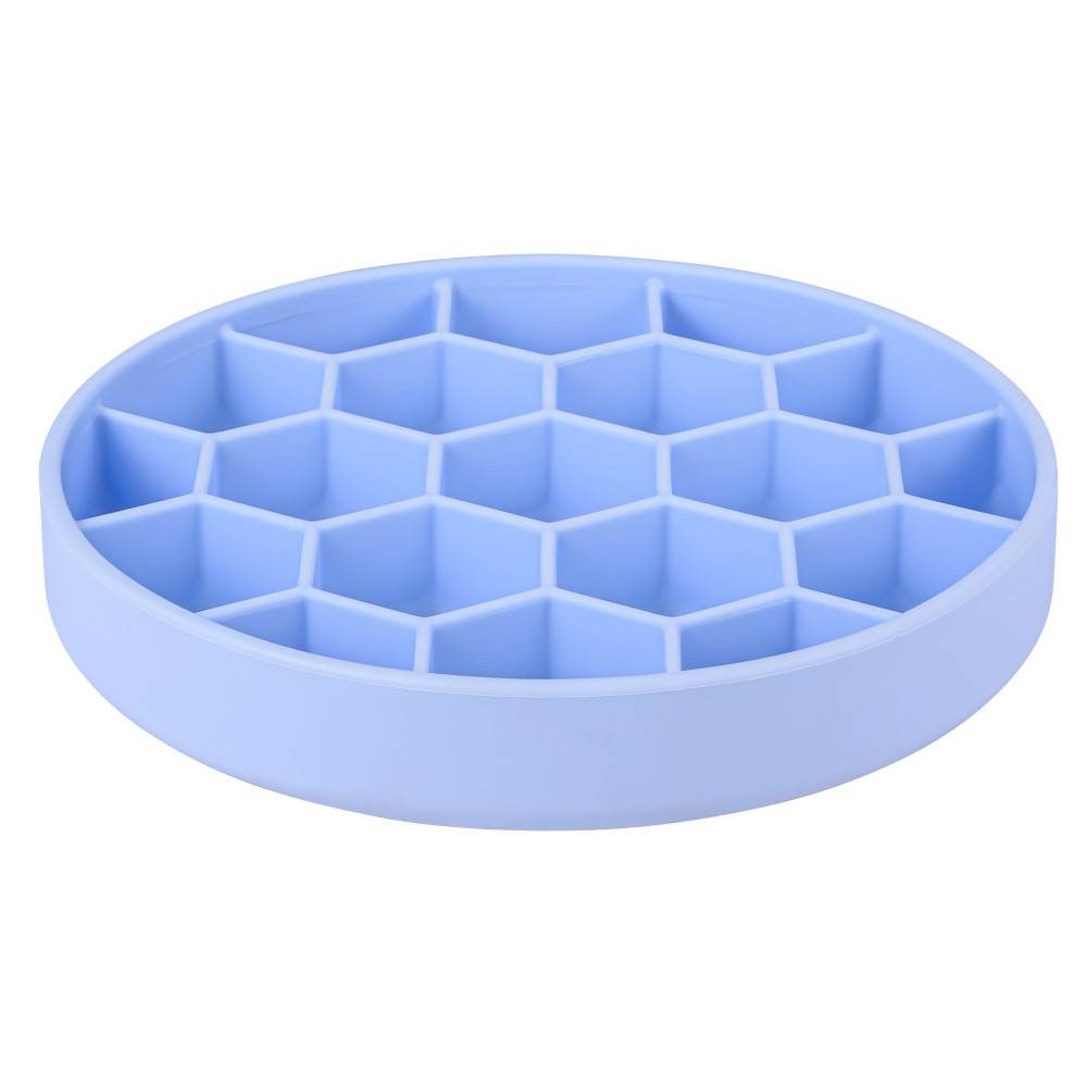 Zolux - Ecuelle anti-glouton L ø 21 cm  silicone ventouse bleu  pour chien - Image 2
