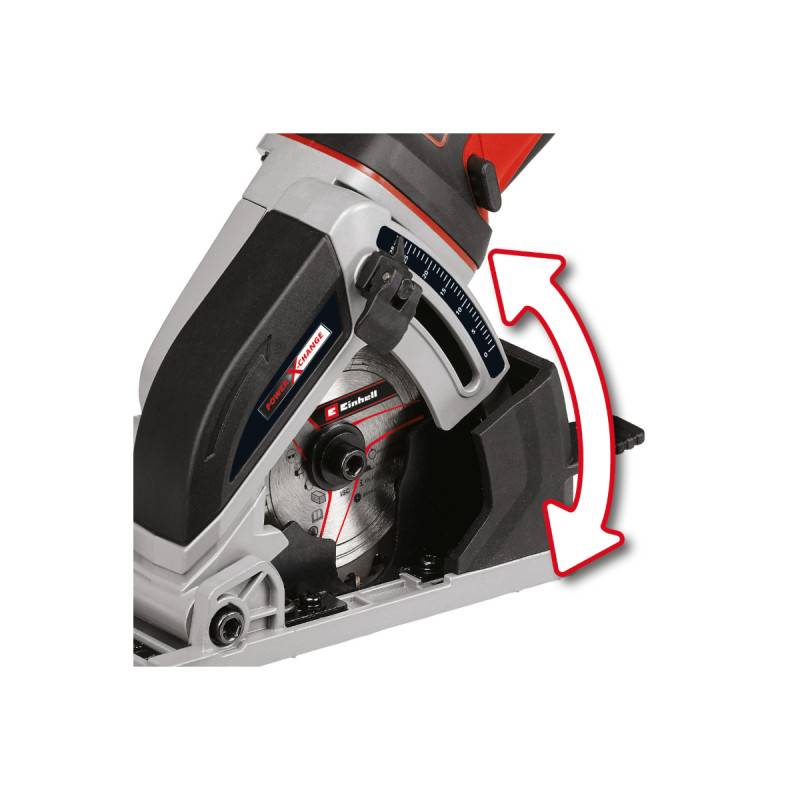 Einhell - Mini scie circulaire EINHELL 18V Power X-Change - Sans batterie ni chargeur - TE-CS 18/89 Li - Solo - Image 3