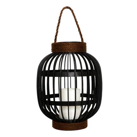 Lumisky - Lanterne solaire décorative FIDJY Noir Acier H30cm - Imagen 1