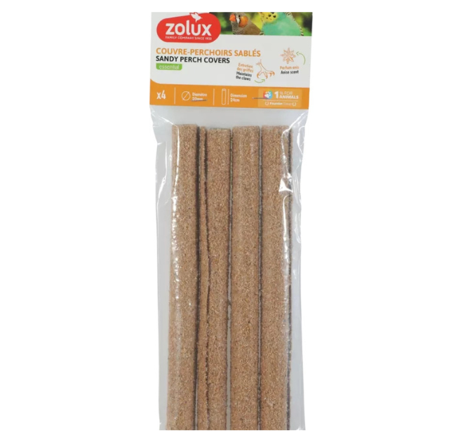 Fundas abrasivas para perchas 4 unidades 24 cm - ZOLUX