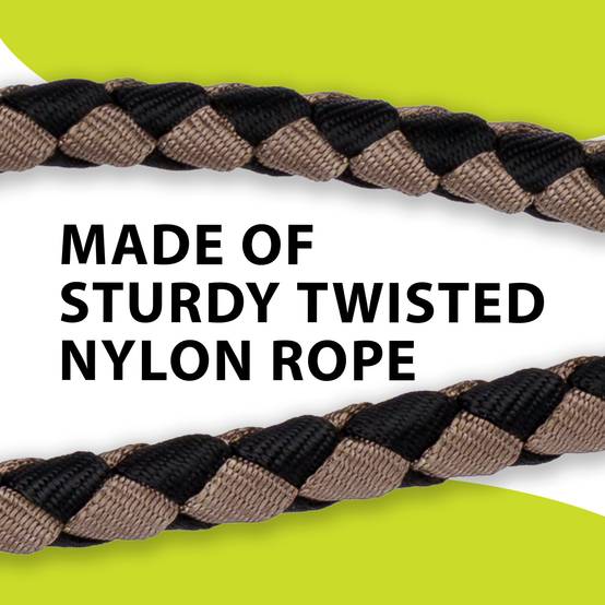 Ferplast - Laisse pour Chiens en Nylon tressé TWIST MATIC G18/110, avec Mousqueton Magnétique Automatique - Imagen 7