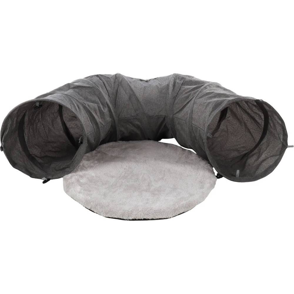 Tunnel avec coin repos ø 28 x 95 cm pour chat - Imagen 1