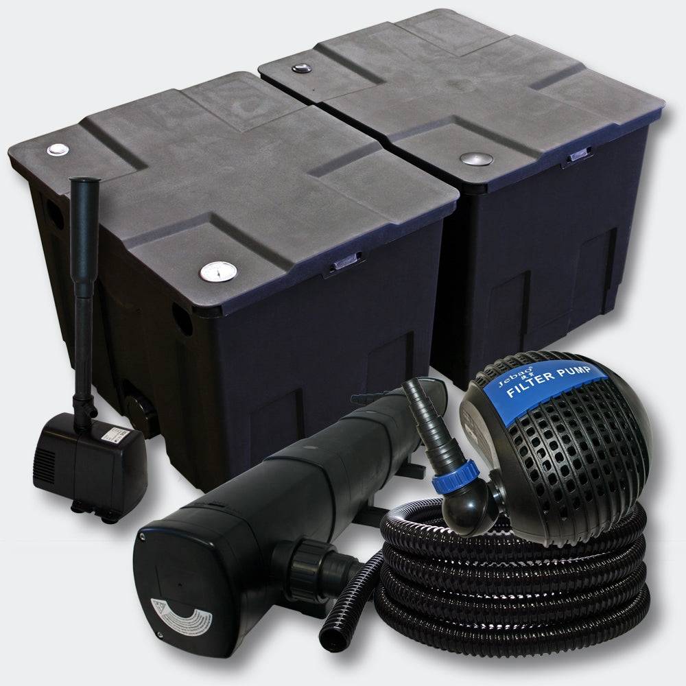 Helloshop26 - Kit filtration de bassin Bio Filtre 60 000l UVC 72 Watts Pompe Fontaine