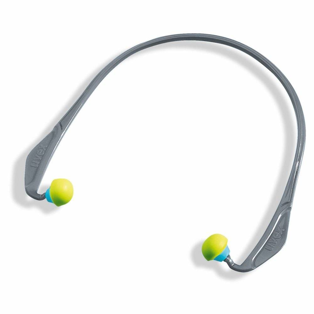 Arceau anti-bruit avec bouchons d'oreilles à usage unique uvex X-CAP SNR 24 dB Gris Unique - Image 1