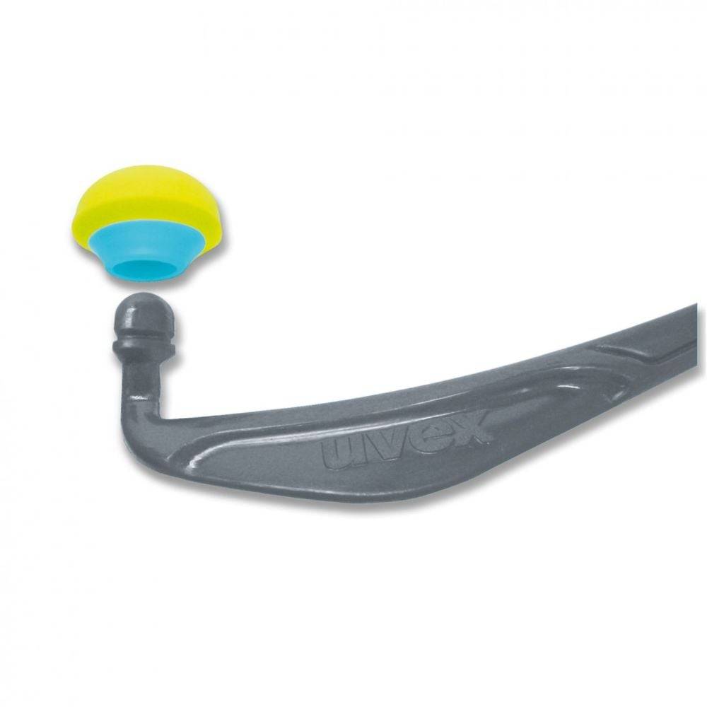 Arceau anti-bruit avec bouchons d'oreilles à usage unique uvex X-CAP SNR 24 dB Gris Unique - Image 2