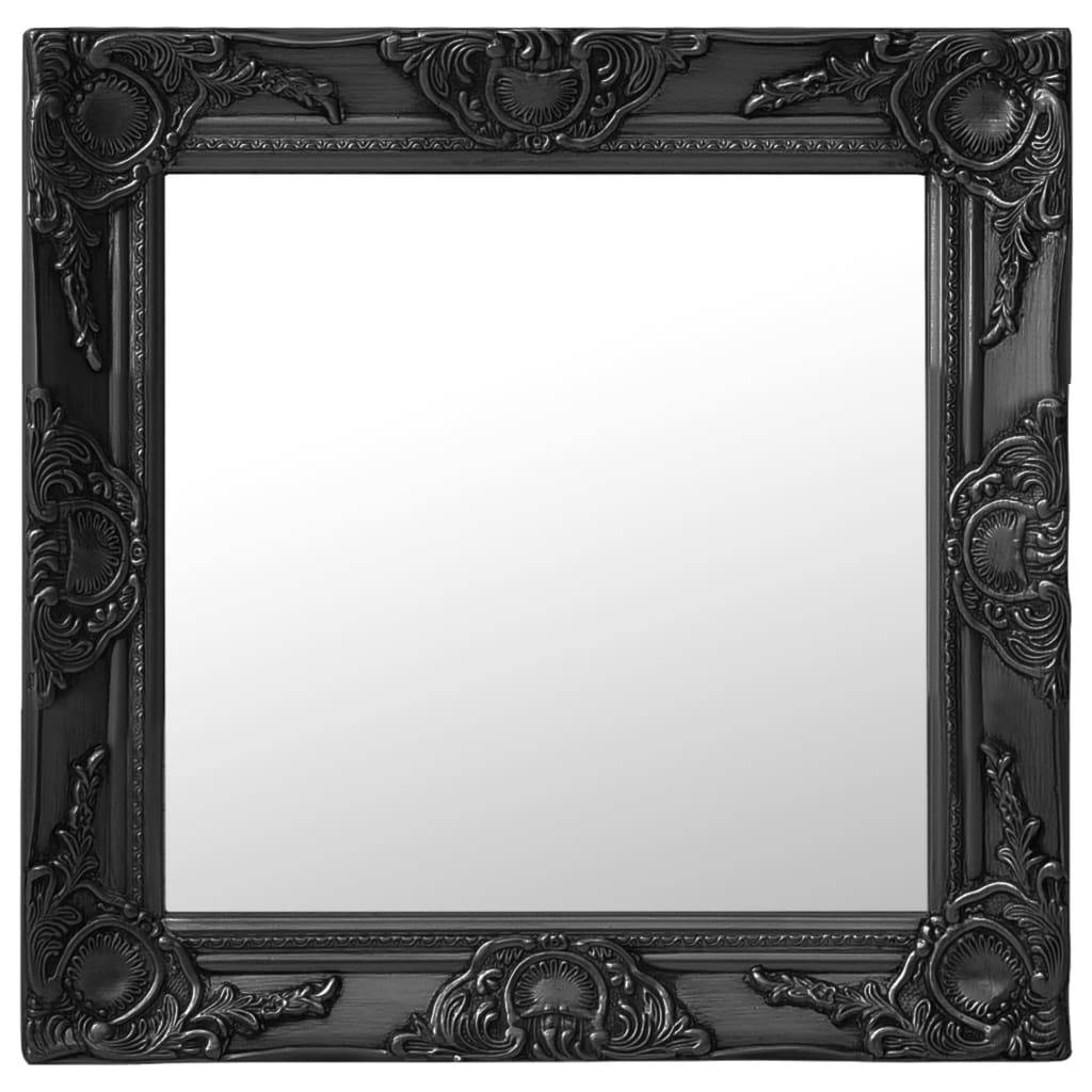 Maison Chic - Miroir mural style baroque 50x50 cm noir Maison Chic - Image 2