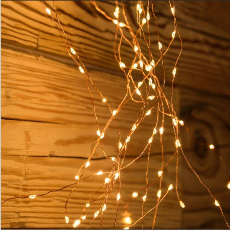Lotti - Cascade lumineuse LED 3.2M 15 branches 900 Micro LED blanc chaud vintage Lotti - Imagen 2