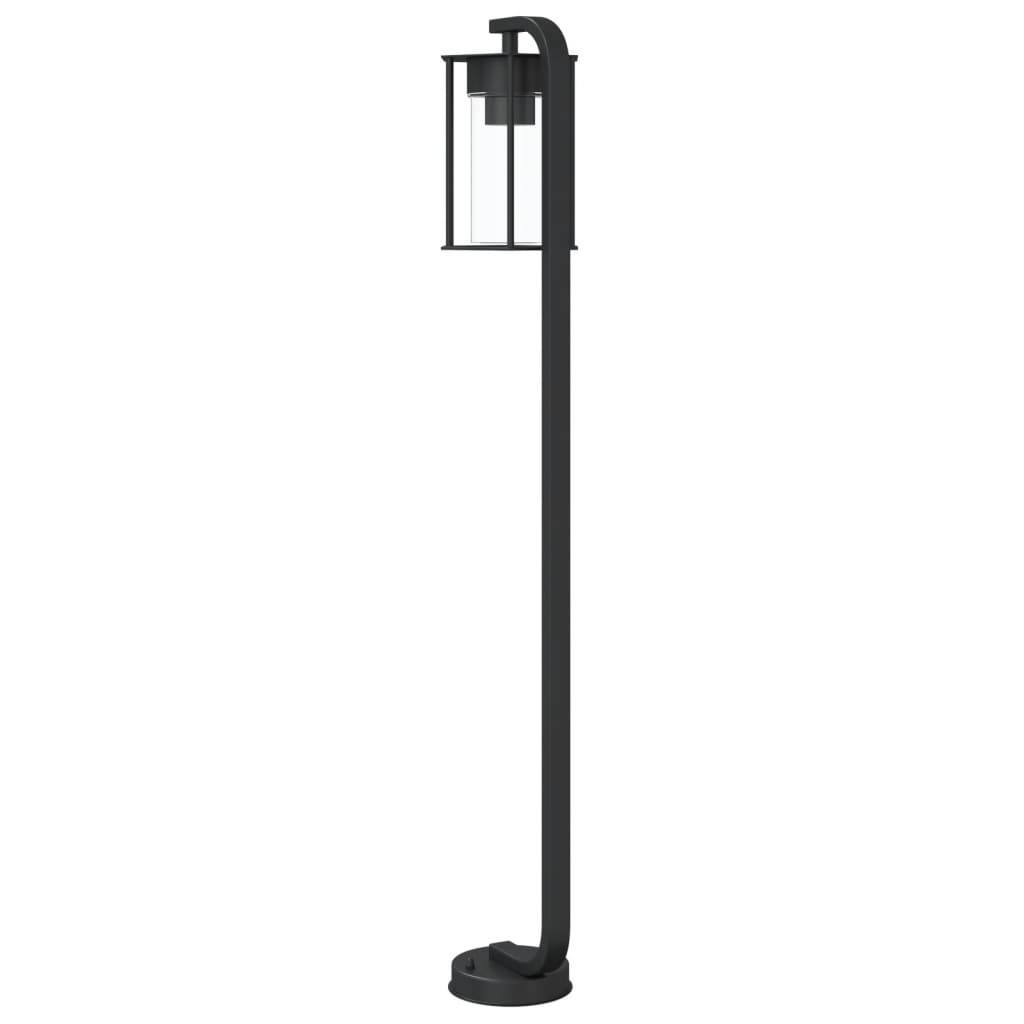 Lampadaire de jardin - Lampadaire d'extérieur noir 100 cm acier inoxydable-JU1063 - Image 6