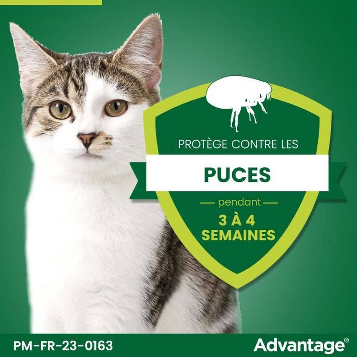 Advantage - Pipetas antipulgas para gato y conejo 1 a 4 kg, 6 x 0,4 ml - ADVANTAGE - Imagen 4