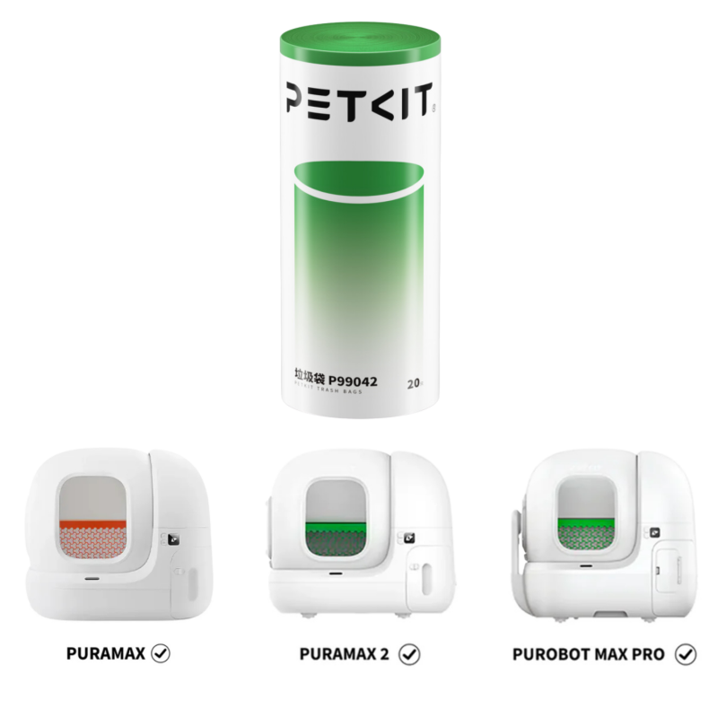 1 rouleau de sacs poubelle 8L pour litière automatique Petkit