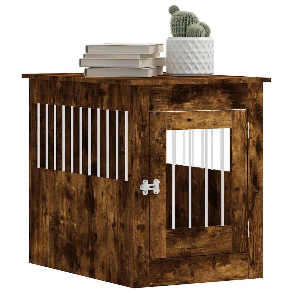 Niche plastique bois et acier marron 55 x 80 x 68 cm - Prolenta premium p354.3 - Image 4