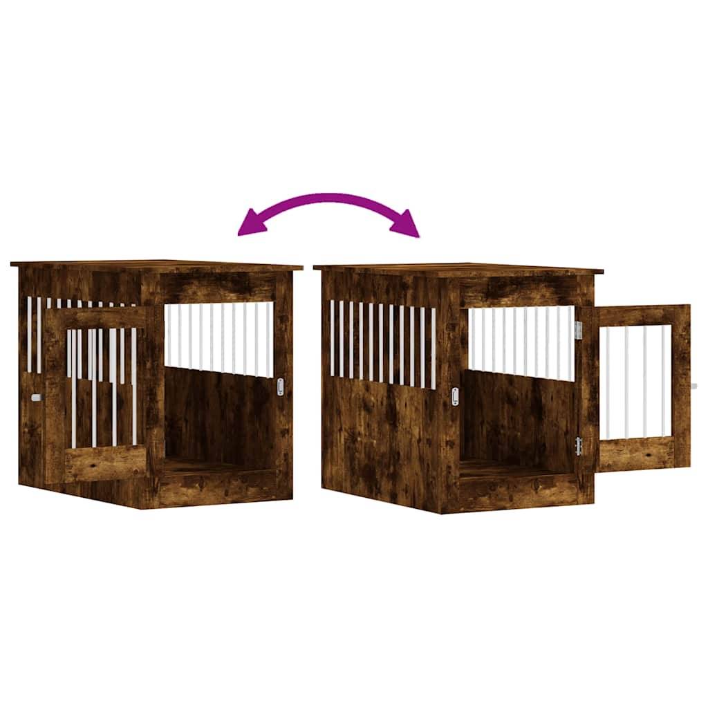 Niche plastique bois et acier marron 55 x 80 x 68 cm - Prolenta premium p354.3 - Image 10
