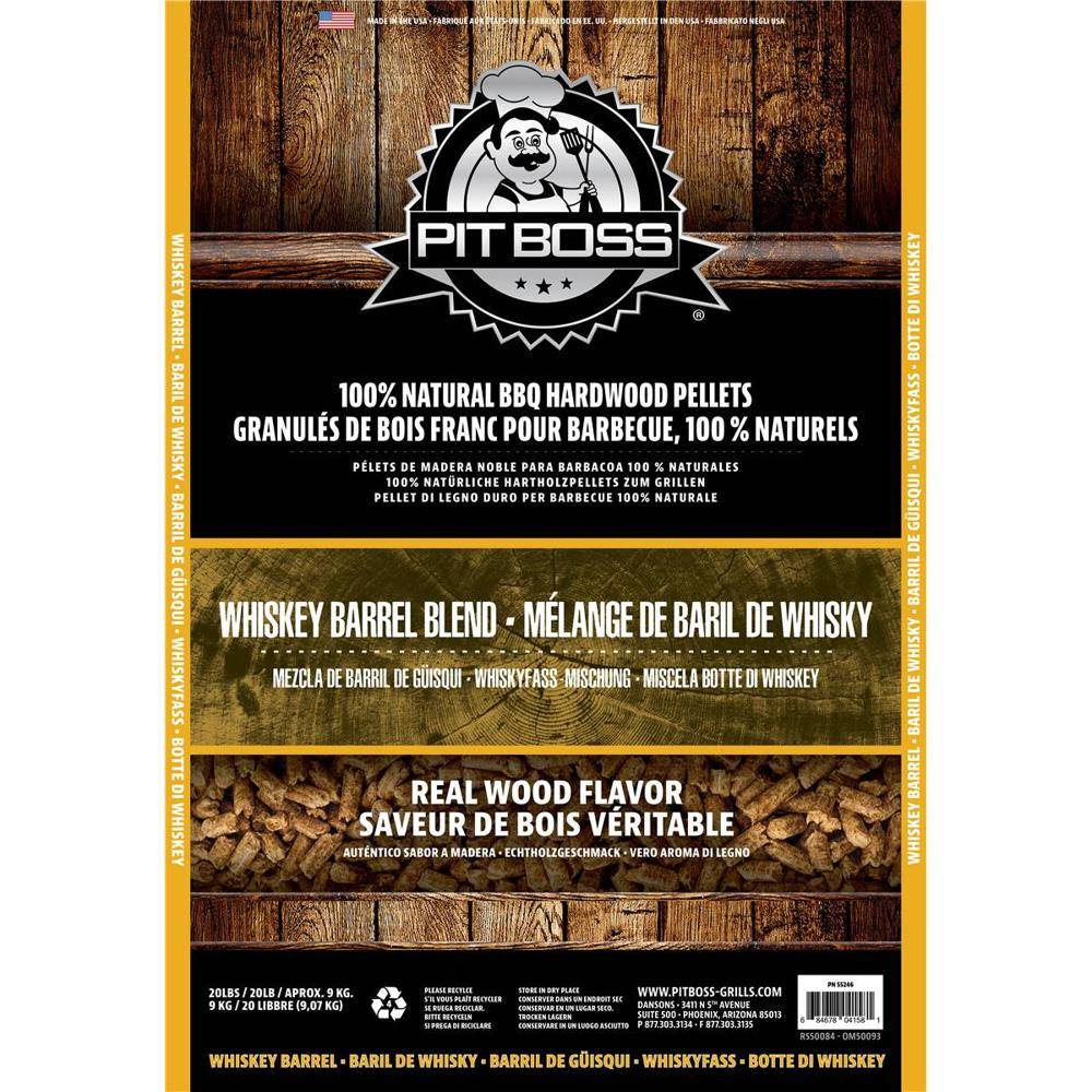 Pit Boss - Sac de pellets fumage Pit Boss Whiskey 9kg - Imagen 2
