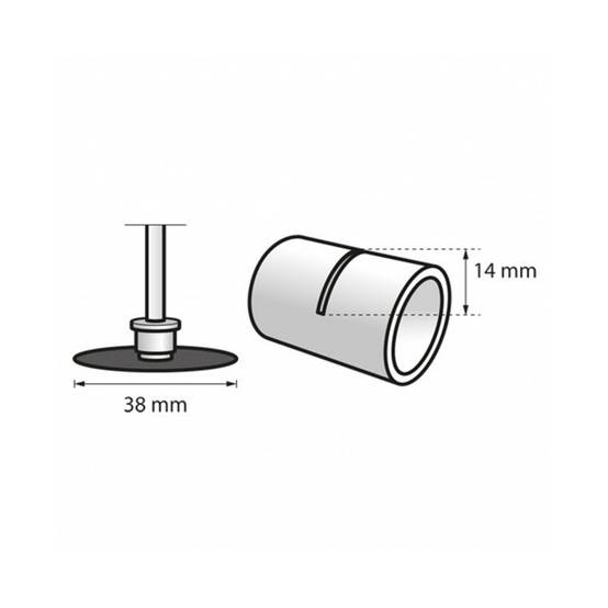 Disque à tronçonner pour plastique EZ SpeedClic 38mm DREMEL (x5) - Image 2