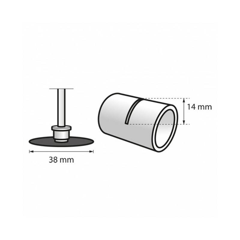Disque à tronçonner pour plastique EZ SpeedClic 38mm DREMEL (x5) - Image 2