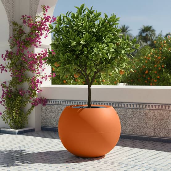 Pot de fleurs speranza 325l - plast'up rotomoulage - Image 2