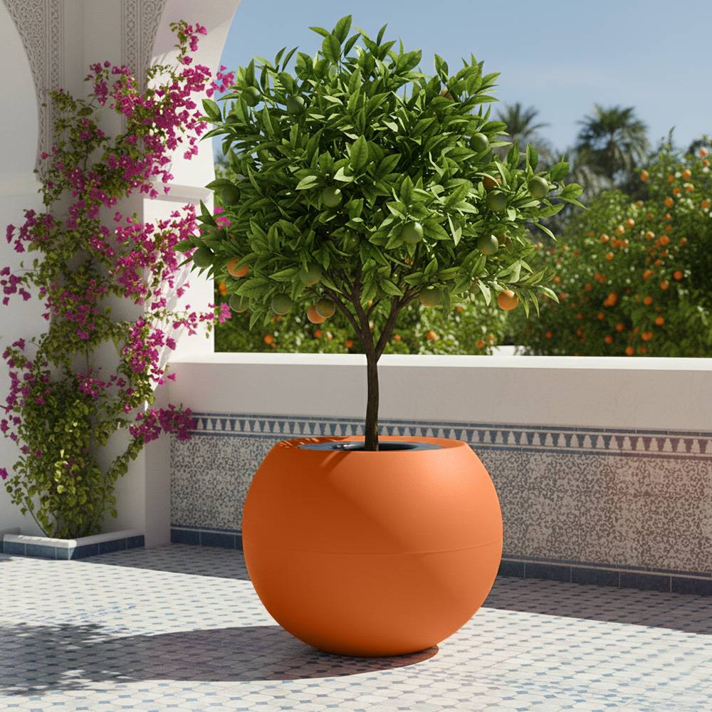Pot de fleurs speranza 325l - plast'up rotomoulage - Image 2