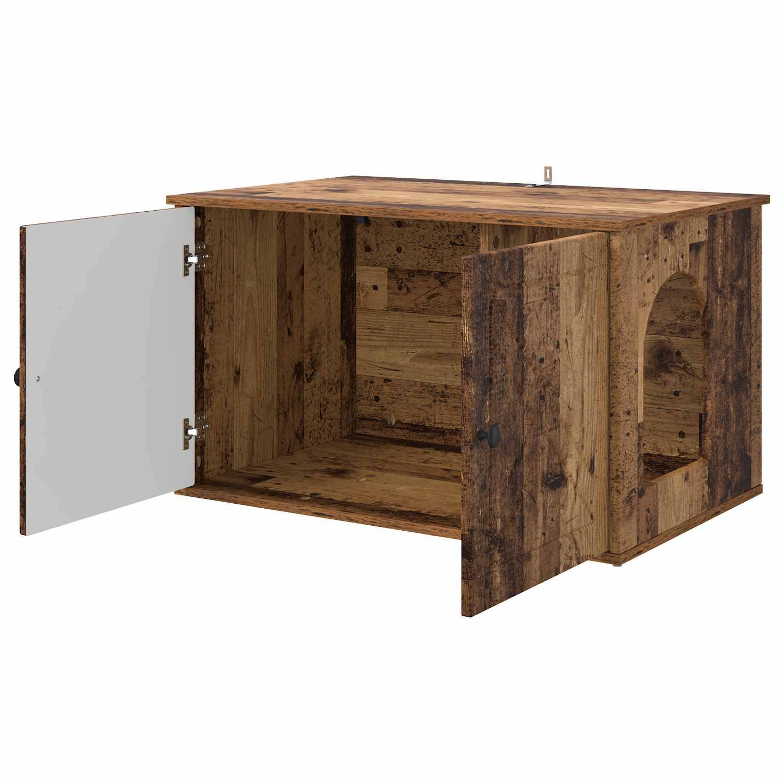 Chatiere bois marron  85 x 55 x 50,5 cm  - Prolenta premium p367.5 - Image 5