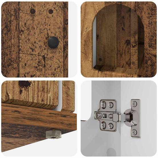 Chatiere bois marron 85 x 55 x 50,5 cm - Prolenta premium p367.5 - Image 10